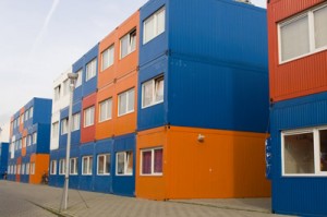 shipping container apartment building